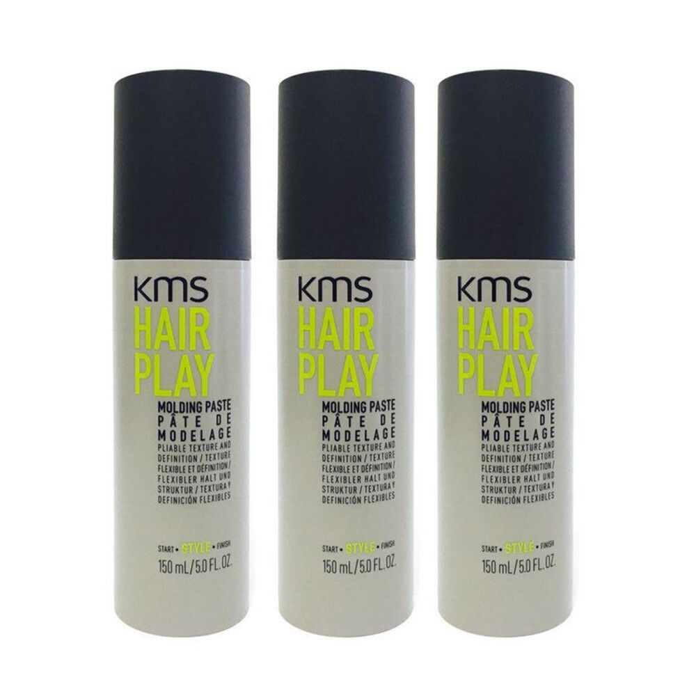 KMS California Hair Play Molding Paste 150ml Hair Care Pack of 3